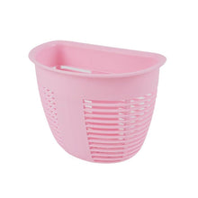 Hanging Plastic Storage Basket, Adhesive Wall Mounted Organizer Box (1 Pc)