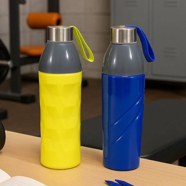 Plastic Sports Insulated Water Bottle with Dori Easy to Carry (750 ML / 1 Pc / Multi Color)