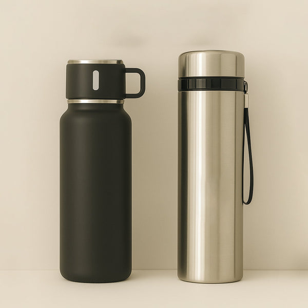 Stainless Steel Vacuum Insulated Water Bottle 900ML Approx (Mix Color)
