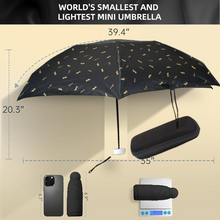 3-Fold Cute Umbrella  Sun & Rain Protection, UV Shield (1 Pc / With Zip Case)