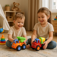 Funwoods Construction Vehicle Toy Set for Kids (4 Pc)