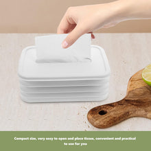 Simple Silicone Tissue Holder  Cube/Cylinder Tissue Box for Bathroom, Office