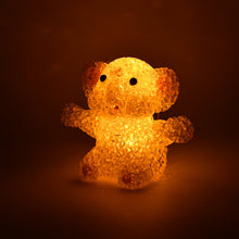 Cartoon Shape Crystal LED Night Light Lamp Glowing Animal Decorative Light (1 Pc)