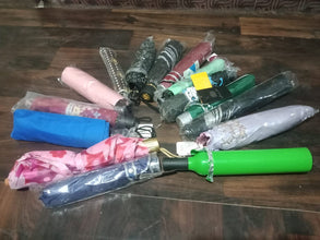 Umbrella Summer Sun and Rain Protection Foldable Cute Umbrella (1 Pc / Mix Color / Design) 