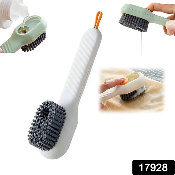Multifunctional Scrubbing Brush with Liquid / Soap Dispenser (1 Pc)