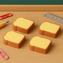 3D Toast Bread Shape Eraser for Kids (4 Pcs Set)
