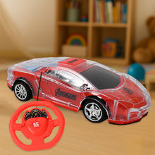 Plastic RC Racing Car  2-Way Control with Handle Remote & Rechargeable Battery