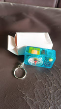 Mini Alarm Clock Keychain  1PC Portable Quartz Analog Clock Key Ring