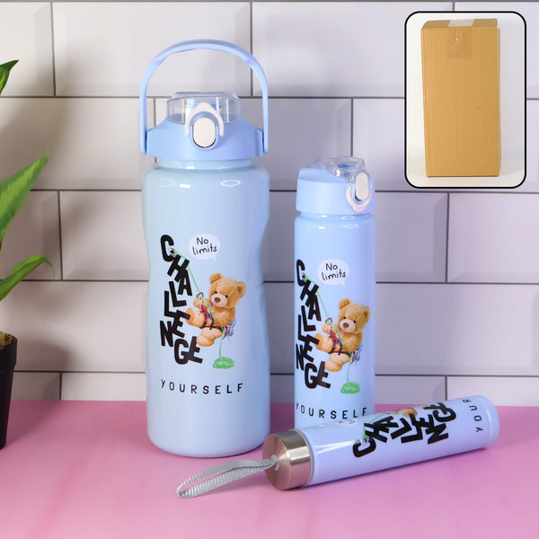 Premium Water Bottles 2000ML + 900ML + 300ML (Set)