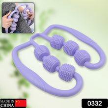 Muscle Massage Roller, 6 Wheels Relieve Soreness Leg (1 Pc)