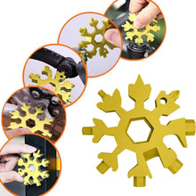 18-in-1 Snowflake Multi-Tool  Portable Bottle Opener, Screwdriver & Wrench