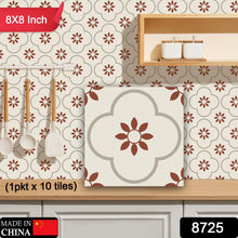 Peel and Stick Floor Tiles Kitchen (8x8 Inch / 10 Pcs Set)