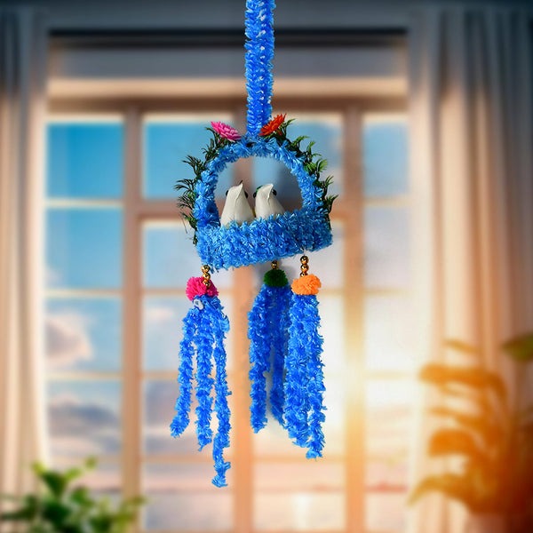 Home Decoration Bird Nest Decor Lovely Beautiful Artificial Birds (1 Pc / Mix Color)