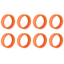 Silicone Luggage Wheel Covers  Noise Reduction & Protection (8 Pcs)