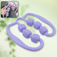 Muscle Massage Roller, 6 Wheels Relieve Soreness Leg (1 Pc)