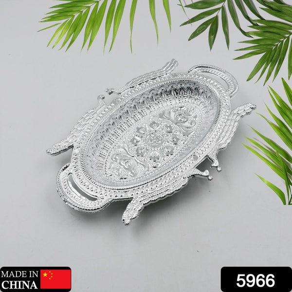 Decorative Mukhwas Serving Tray  Fancy Dry Fruit & Candy Serving Plate