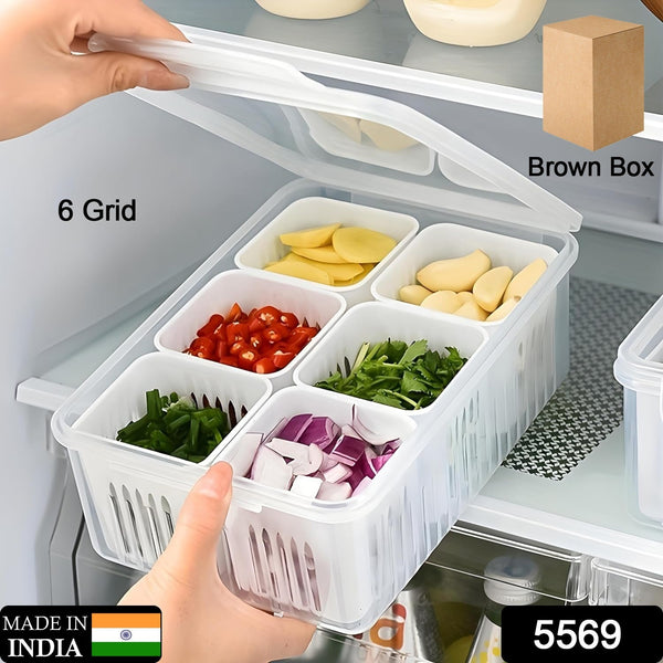 Fridge Storage Box  Freezer Vegetable & Meat Organizer Drawer