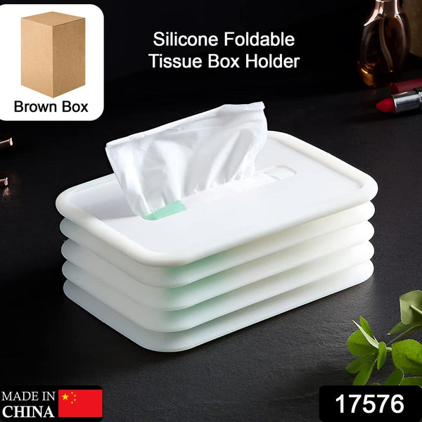 Simple Silicone Tissue Holder  Cube/Cylinder Tissue Box for Bathroom, Office