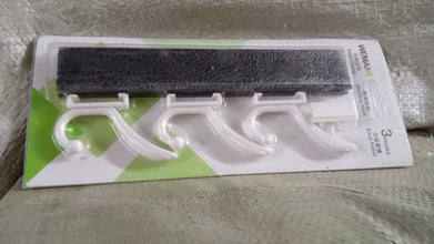 Wall Mounted Coat Hanger Rack  6 Hooks for Clothes, Jackets & Hats