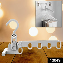 5-Hole Foldable Clothes Hanger  Robust, Space-Saving Travel Rack