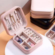 Portable Jewellery Box for Women – Mini PU Leather Travel Storage Case