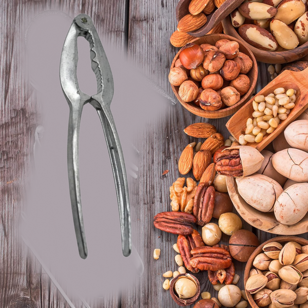 Luxury Stainless Walnut Cracker  Portable Nut Cutter & Pliers