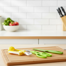 Multifunction Kitchen Tool Set  Stainless Steel & Plastic Knife and Scissors