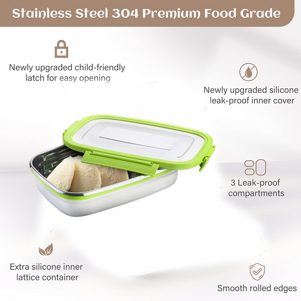 Ganesh Junior Stainless Steel Lunch Pack for Office & School Use