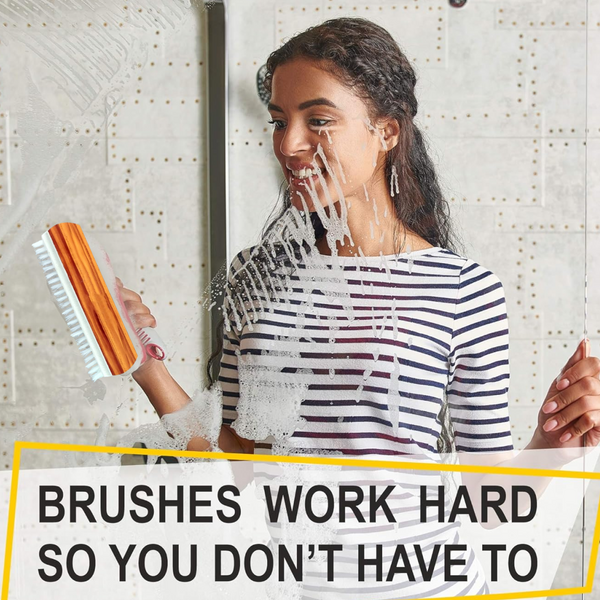 Veepee 6-Piece Washing and Cleaning Scrub Brush Set  (Multi-Color Bristles)