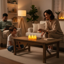 Premium 6 Piece LED Flameless Candle Light Set with Remote Control