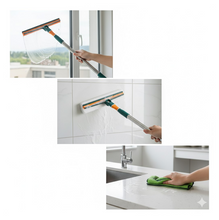 3-in-1 Glass Wiper  Multi-Surface Cleaner for Home & Office
