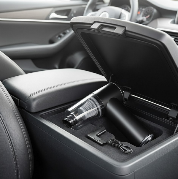 2 in 1 Wireless Vacuum Cleaner  120W Handheld USB Rechargeable for Home & Car (1 Pc)