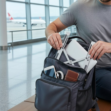 Metal Portable Laptop Stand  6-Angle Adjustable Riser for Laptops, Phones & Tablets