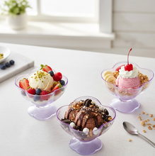 Modern Style Dessert & Ice Cream Bowl, Plastic (6 Pc)
