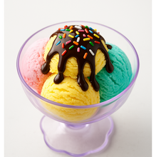 Modern Style Dessert & Ice Cream Bowl, Plastic (6 Pc)
