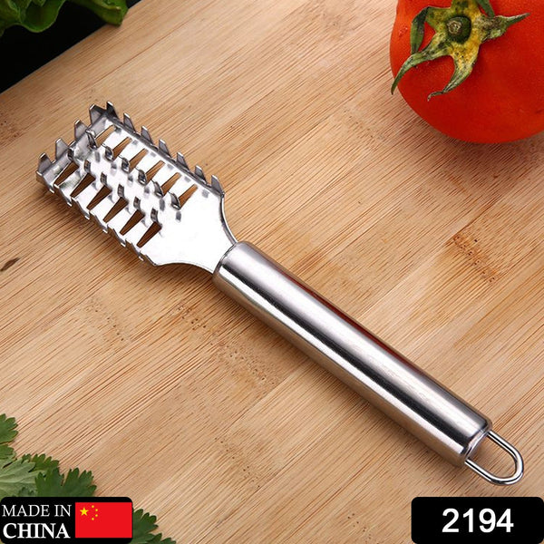 Stainless Steel Fish Scale Remover Scraper  Sawtooth Kitchen Tool