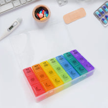 Pill Box 7 Day Weekly Medicine Organizer Daily Planner (21 Grid)