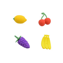 Mini Cute Vegetables and Fruits Erasers / Pencil Rubbers for Kids  (4 pc Set)