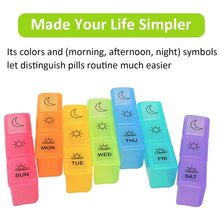 Pill Box 7 Day Weekly Medicine Organizer Daily Planner (21 Grid)