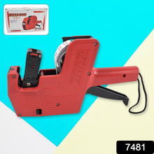 Handheld 8-Digit Plastic Price Tag Gun  Ideal for Retail & Market Price Tagging