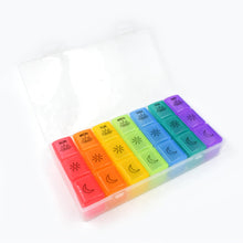Pill Box 7 Day Weekly Medicine Organizer Daily Planner (21 Grid)
