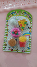 3D Food-Shaped Colorful Eraser Set  Cute Novelty Mini Erasers for Kids (5 Pc Set)