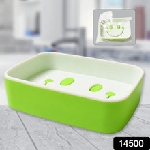 Portable Travel Soap Dish Box  Cute Cartoon Smile Face Draining Container