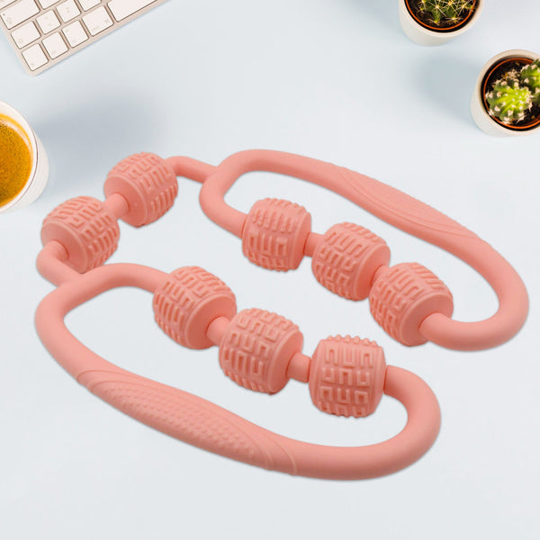 Muscle Massage Roller 8 Wheels Relieve Soreness (1 Pc)