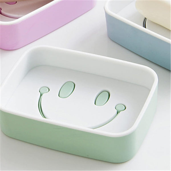 Soap Dish with Drain Soap Holder (1 Pc)