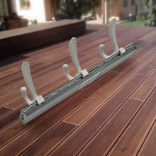 Wall Mounted Coat Hanger Rack  6 Hooks for Clothes, Jackets & Hats