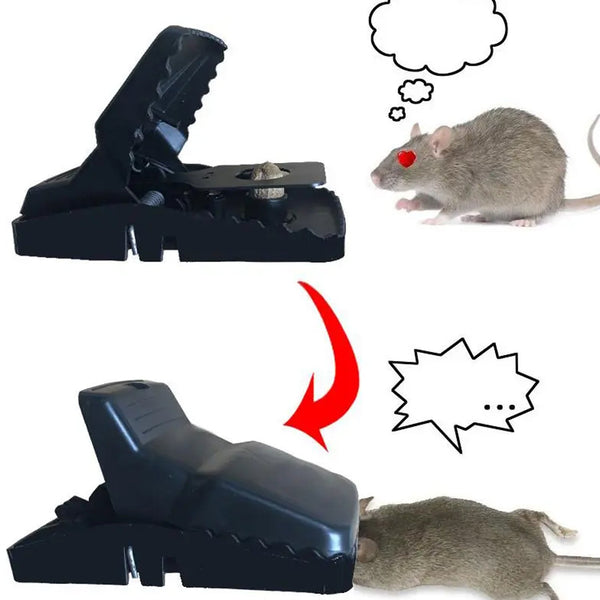 Mouse Trap Cage with Dummy Mouse  Reusable Pest Control for Home & Office (1 Pc)