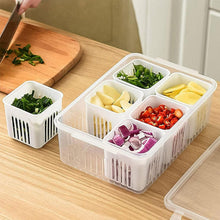 Fridge Storage Box  Freezer Vegetable & Meat Organizer Drawer