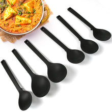 Multipurpose Silicone Spoon, Silicone Basting Spoon Non-Stick Kitchen Utensils Household (6 Pcs Set)