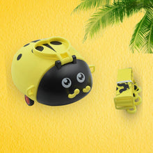 Cute Plastic Bug Shape Water Bottle with adjustable shoulder strap (1 Pc)